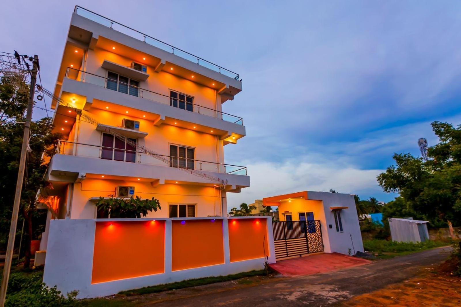 Ferienwohnung Dreamland Retreat With Swimming Pool Kottakuppam Exterior foto
